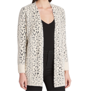 EVOLUTION BY CYRUS Wallie Fuzzy Open Cardigan SP